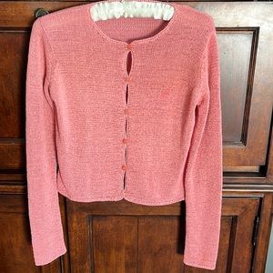 Finishing Touches A Pretty Silk Over the Shoulder Sweater